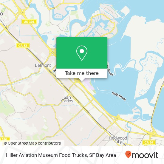 Mapa de Hiller Aviation Museum Food Trucks