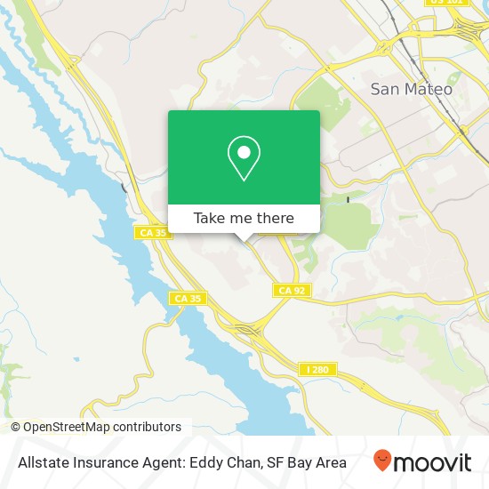 Allstate Insurance Agent: Eddy Chan map