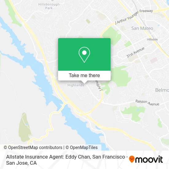 Allstate Insurance Agent: Eddy Chan map