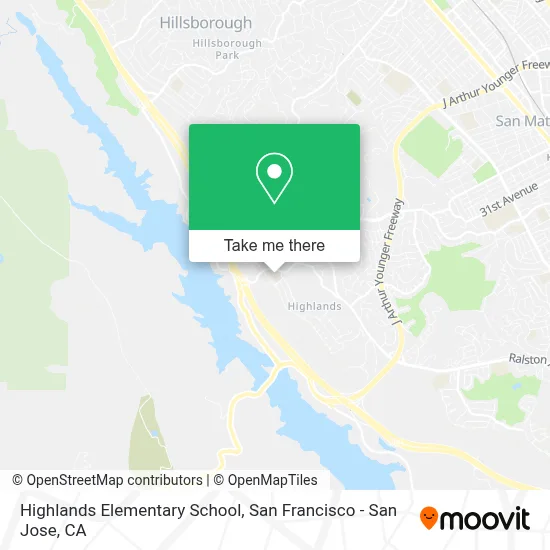 Highlands Elementary School map
