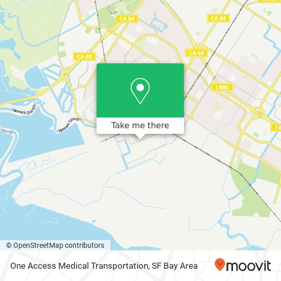 One Access Medical Transportation map