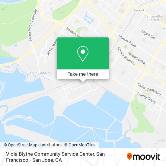 Viola Blythe Community Service Center map