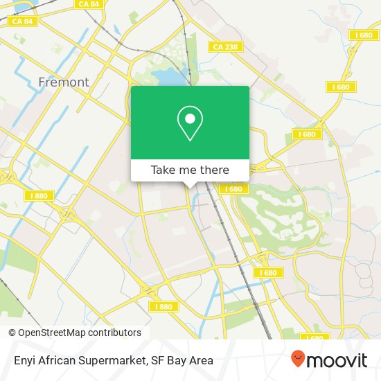 Mapa de Enyi African Supermarket