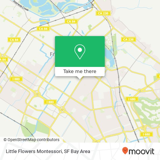 Mapa de Little Flowers Montessori