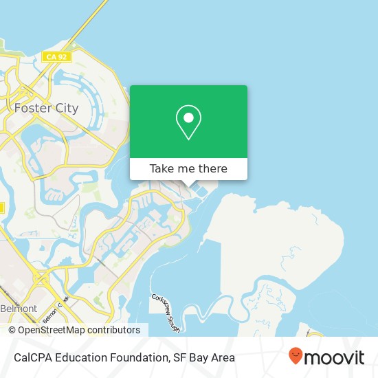 Mapa de CalCPA Education Foundation