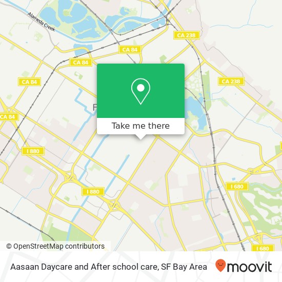 Mapa de Aasaan Daycare and After school care