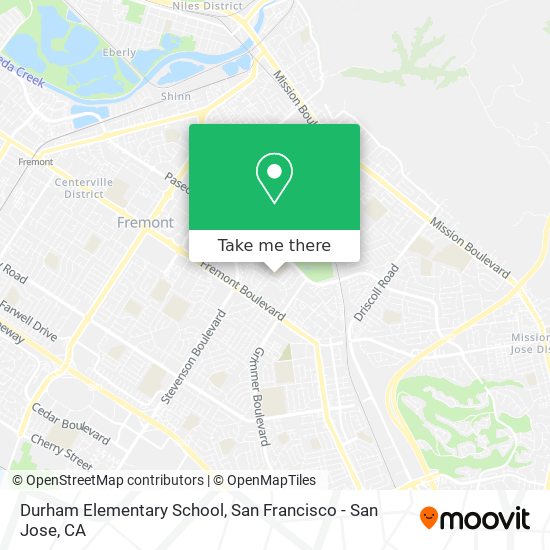 Mapa de Durham Elementary School