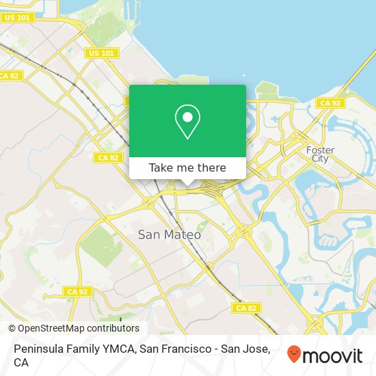 Peninsula Family YMCA map