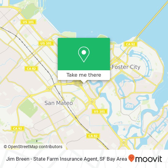 Jim Breen - State Farm Insurance Agent map