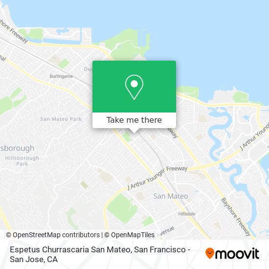 Espetus Churrascaria San Mateo map