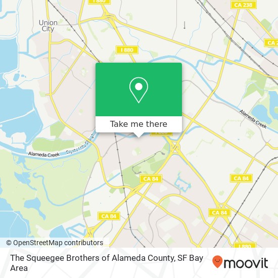 Mapa de The Squeegee Brothers of Alameda County