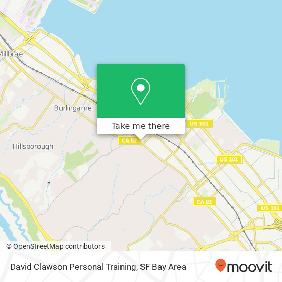 Mapa de David Clawson Personal Training