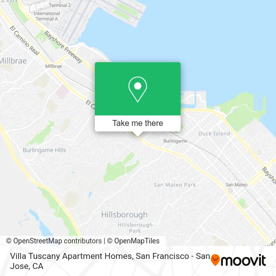 Villa Tuscany Apartment Homes map