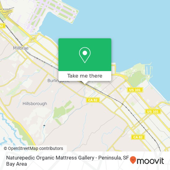 Mapa de Naturepedic Organic Mattress Gallery - Peninsula