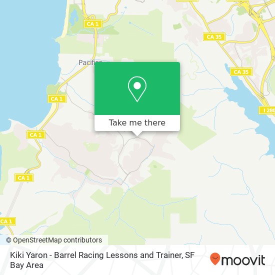 Kiki Yaron - Barrel Racing Lessons and Trainer map