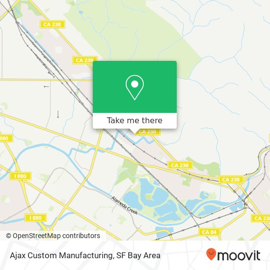Ajax Custom Manufacturing map