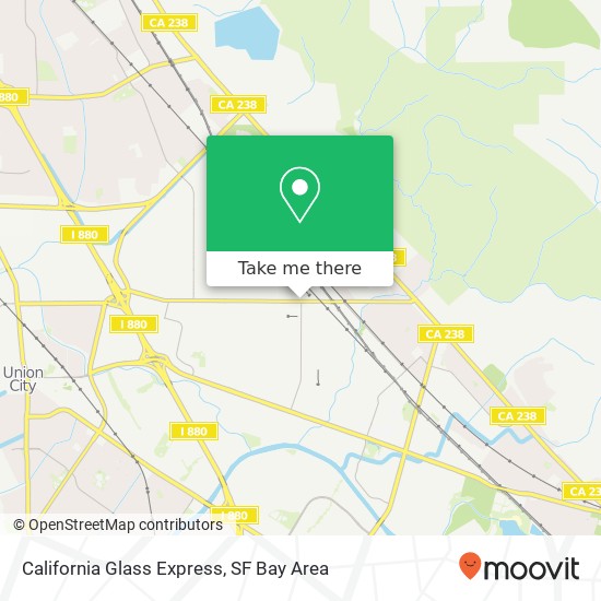 California Glass Express map