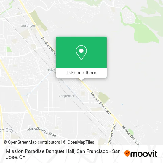 Mapa de Mission Paradise Banquet Hall