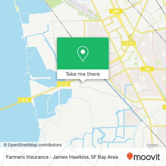 Mapa de Farmers Insurance - James Hawkins