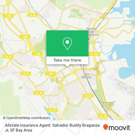 Allstate Insurance Agent: Salvador Buddy Braganza Jr map
