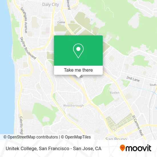 Mapa de Unitek College