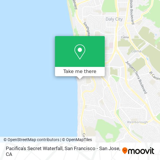 Mapa de Pacifica's Secret Waterfall