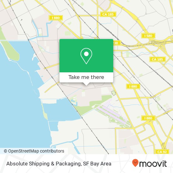 Absolute Shipping & Packaging map