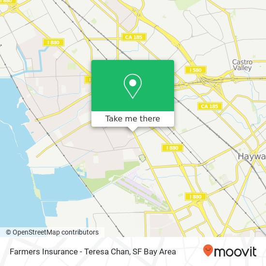 Mapa de Farmers Insurance - Teresa Chan