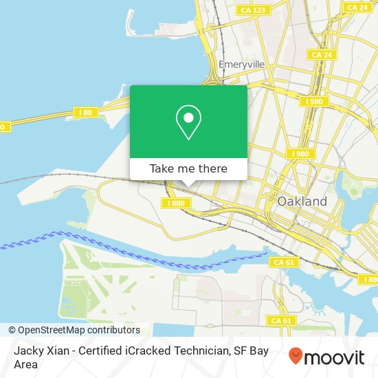 Jacky Xian - Certified iCracked Technician map