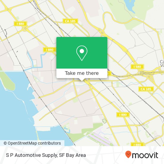 S P Automotive Supply map