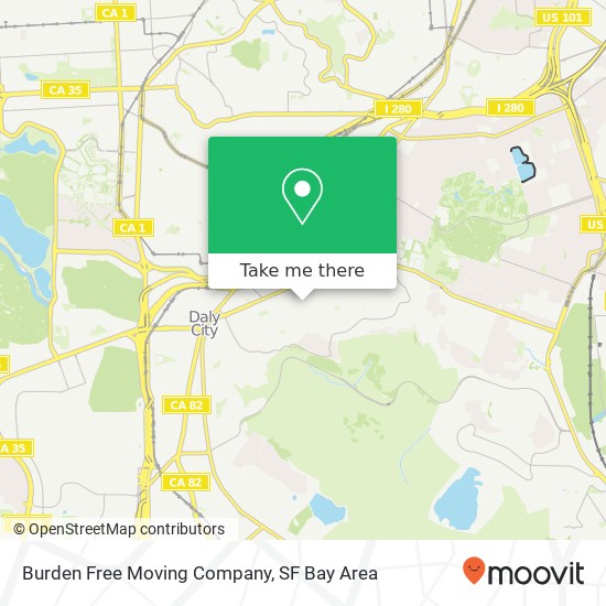 Burden Free Moving Company map