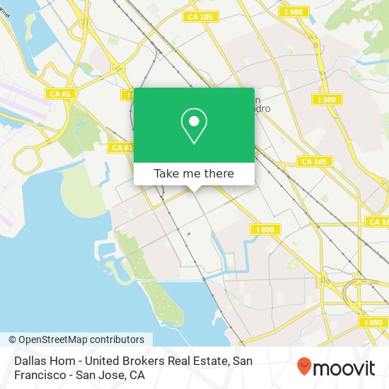 Dallas Hom - United Brokers Real Estate map