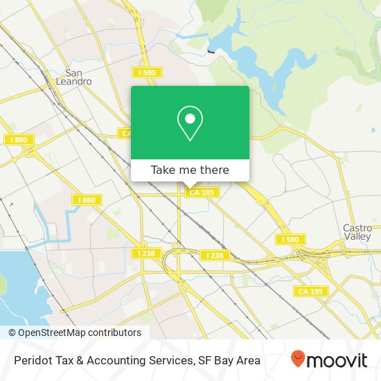 Mapa de Peridot Tax & Accounting Services