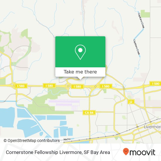 Cornerstone Fellowship Livermore map