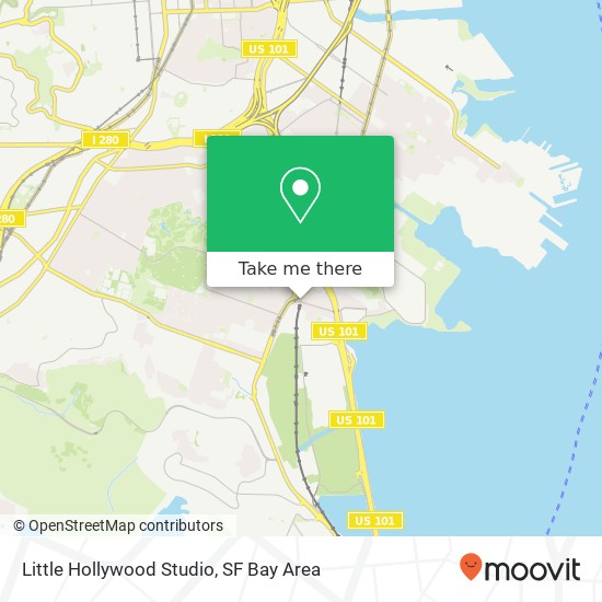 Little Hollywood Studio map