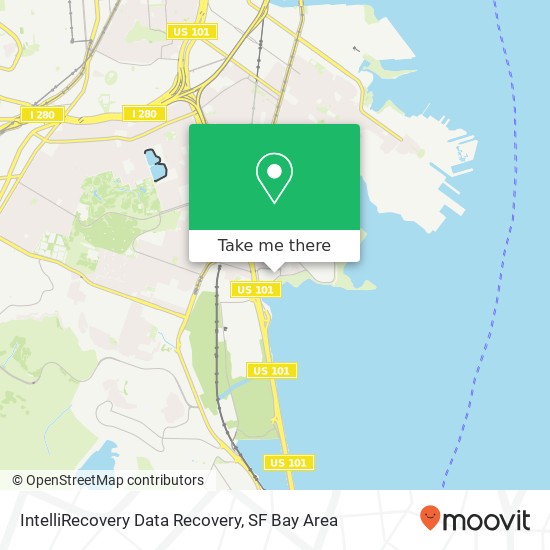 IntelliRecovery Data Recovery map