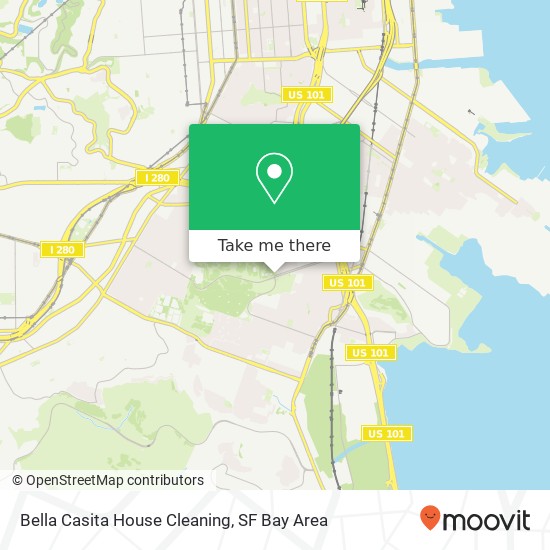 Mapa de Bella Casita House Cleaning