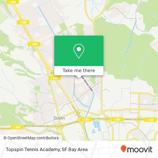 Mapa de Topspin Tennis Academy