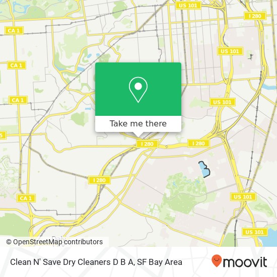 Clean N' Save Dry Cleaners D B A map