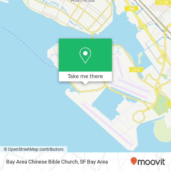 Bay Area Chinese Bible Church map