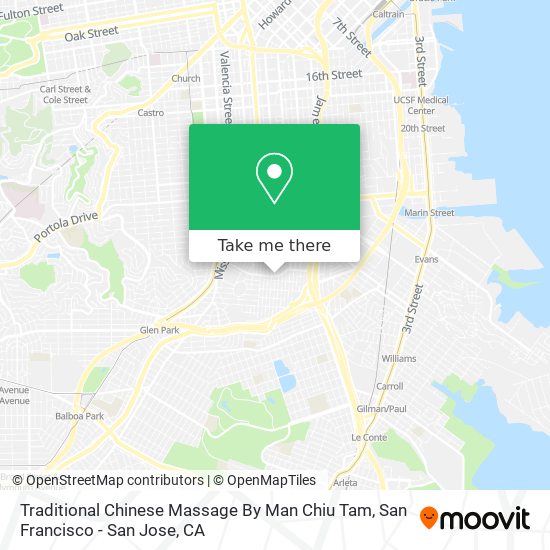 Traditional Chinese Massage By Man Chiu Tam map