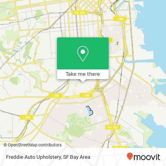 Freddie Auto Upholstery map