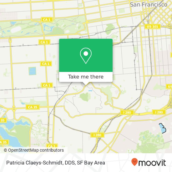 Mapa de Patricia Claeys-Schmidt, DDS