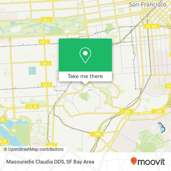 Masouredis Claudia DDS map