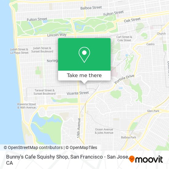 Mapa de Bunny's Cafe Squishy Shop