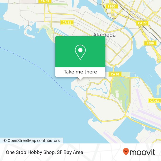 Mapa de One Stop Hobby Shop