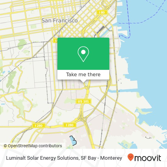 Mapa de Luminalt Solar Energy Solutions