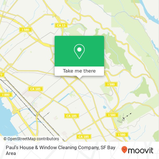 Mapa de Paul's House & Window Cleaning Company