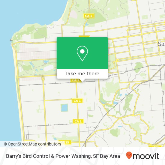 Mapa de Barry's Bird Control & Power Washing