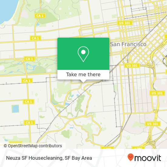 Neuza SF Housecleaning map